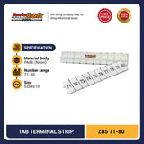 Marker Kabel ZB5 1-100 Penanda Nomor Terminal Block Panel Listrik Nylon Tebal Tidak Mudah Pudar