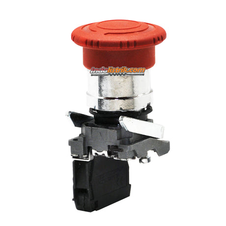 TAB Emergency Push Button Push Lock LAY4-BS542 Merah