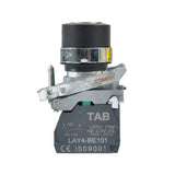 TAB Key-Selector Switch 3posisi Stay-Put 22mm LAY4-BG33