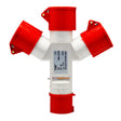 TAB Industrial Plug dan Socket Cabang 3 Type 1014 ( 4Pin x 16 Amp )