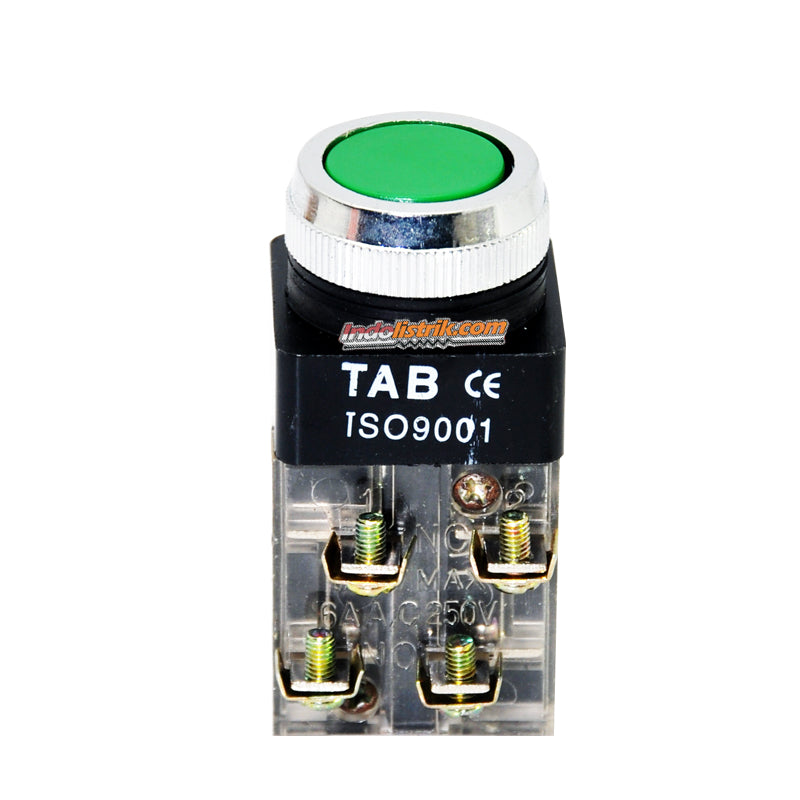 TAB Push Button PB2511 Hijau