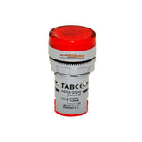 TAB Pilot Lamp LED 22mm AD22 (Abu) 22DS 220 VAC Merah