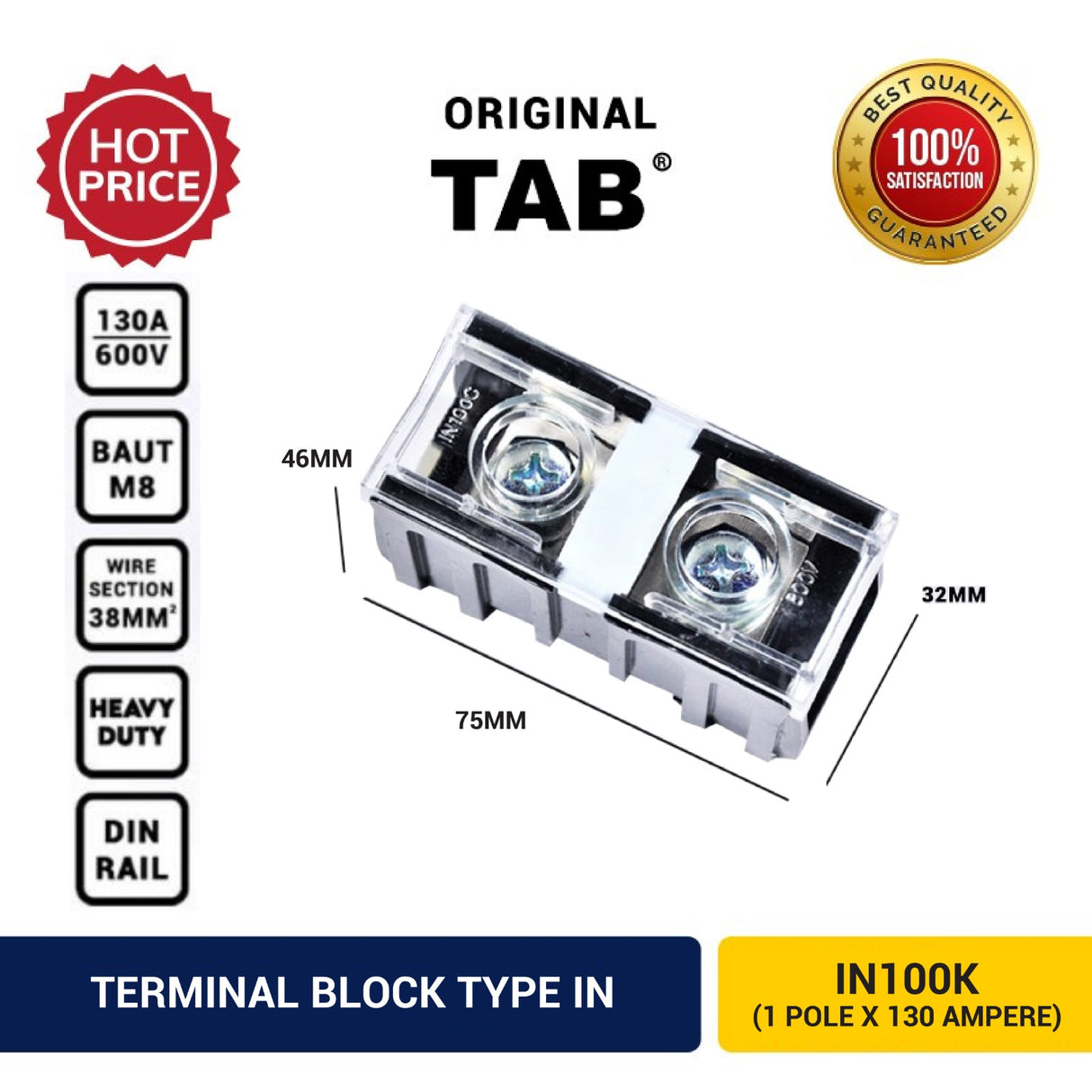 TAB Terminal Block IN100K