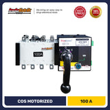 Wisenheimer Change Over Switch 4 Pole 100 Ampere COS Motorized Ohm Saklar