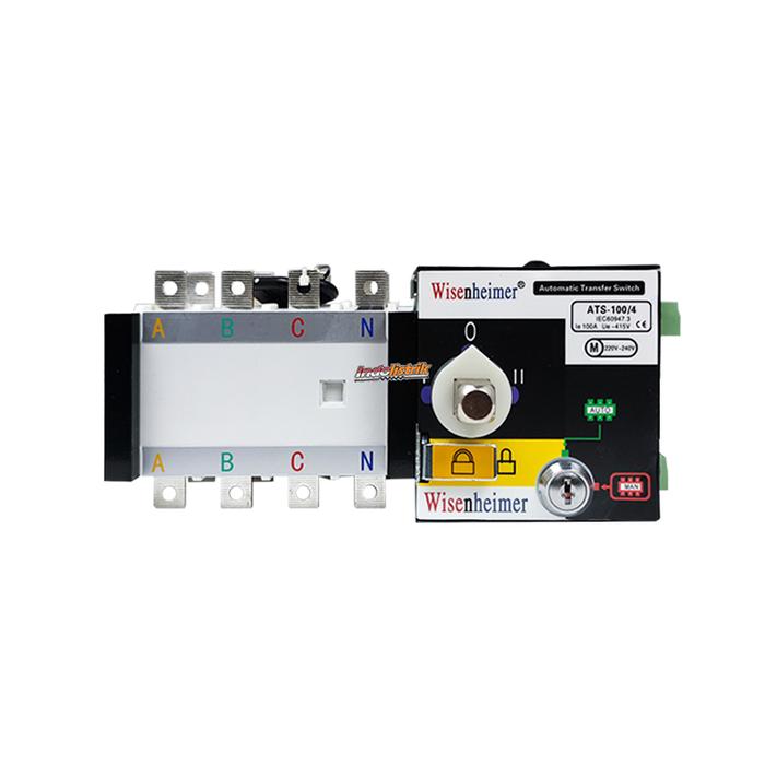 Wisenheimer Change Over Switch 4 Pole 100 Ampere COS Motorized Ohm Saklar