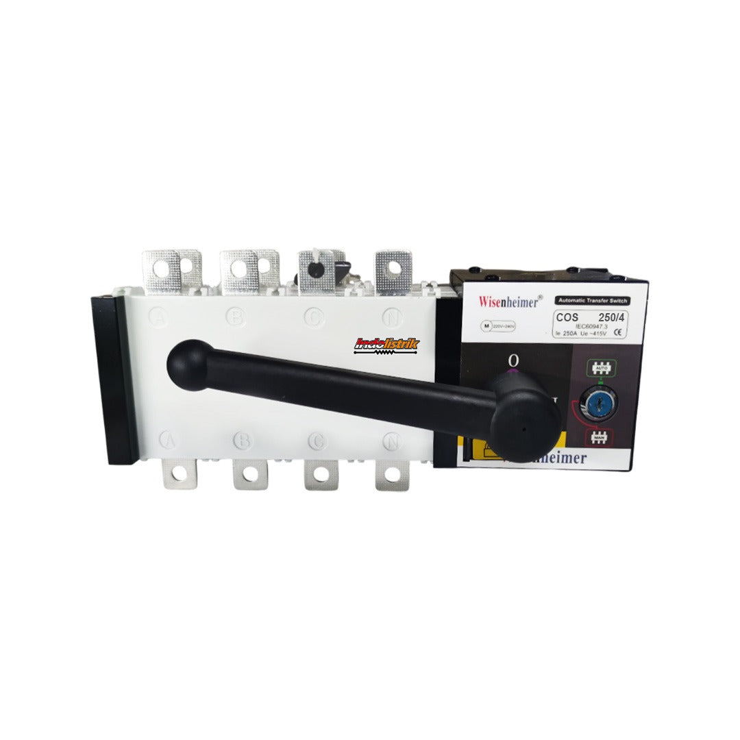 Wisenheimer Change Over Switch 4 Pole 250 Ampere COS Motorized Ohm Saklar