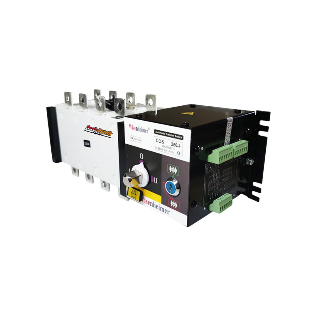 Wisenheimer Change Over Switch 4 Pole 250 Ampere COS Motorized Ohm Saklar