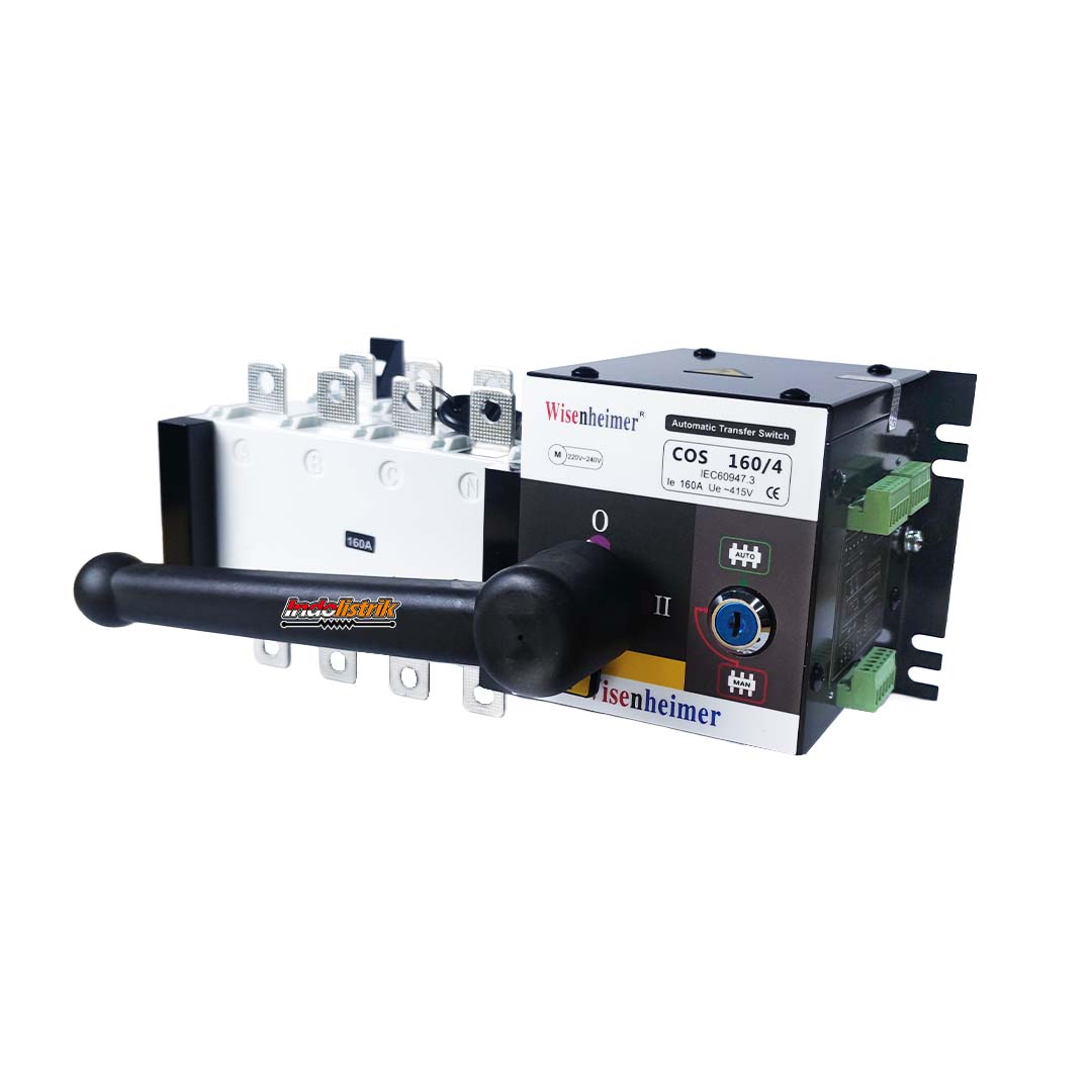 Wisenheimer Change Over Switch 4 Pole 160 Ampere COS Motorized Ohm Saklar