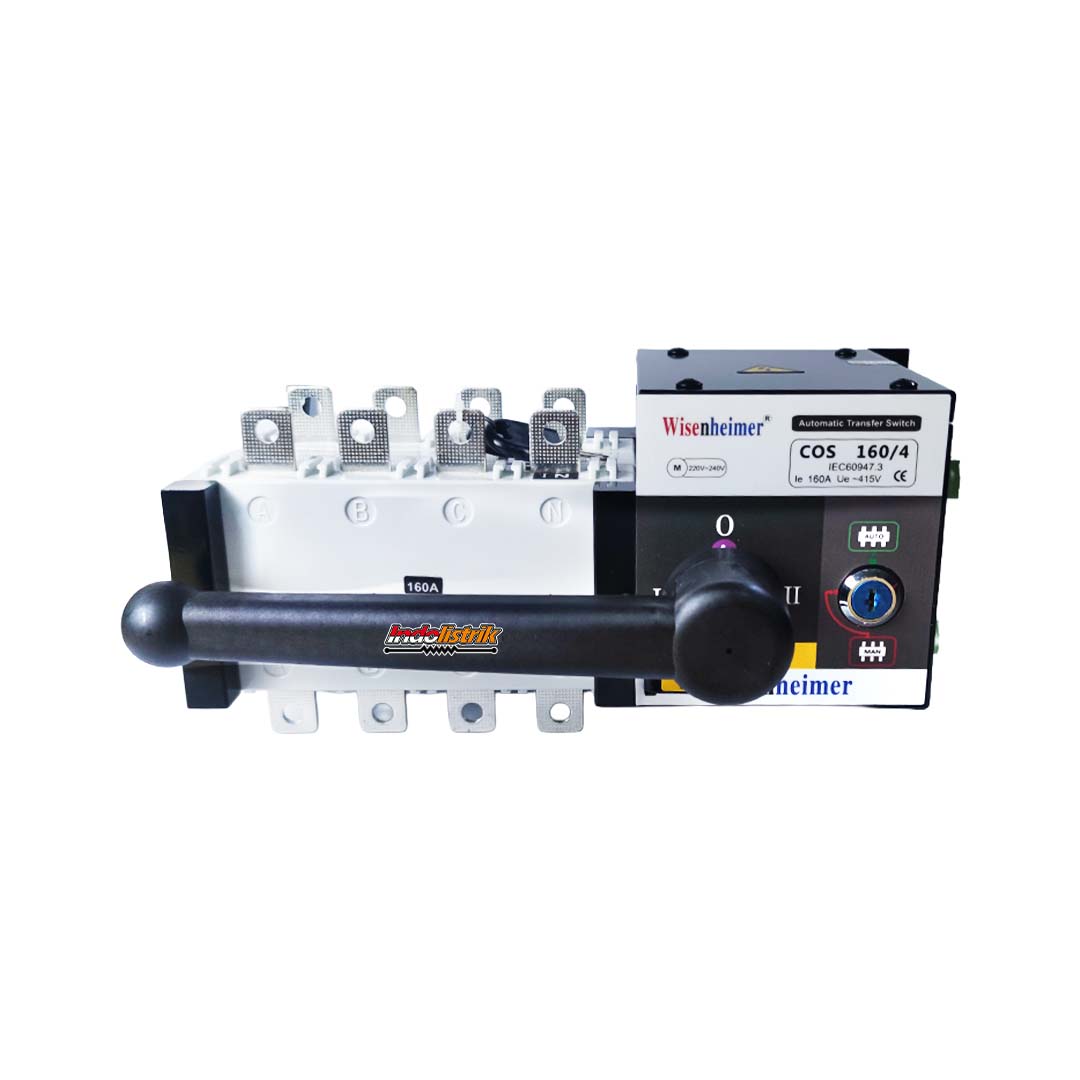 Wisenheimer Change Over Switch 4 Pole 160 Ampere COS Motorized Ohm Saklar