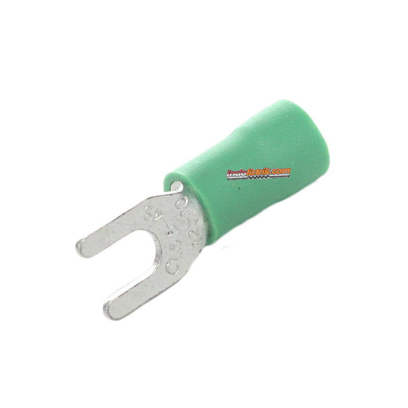 CL Kabel Skun Garpu Isolasi / YF 5.5 - 4 Hijau