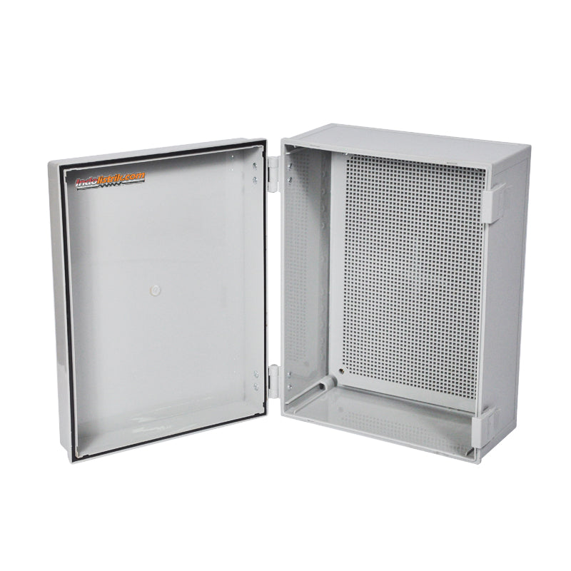 Boxup Panel Jual Box Panel Plastik ABS 300x400 x 180 mm Abu-Abu Durabox LENGKAP ...