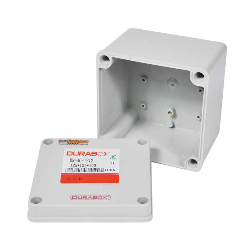 Durabox ABS Junction Box Plastik 125x125x100 mm Abu-abu