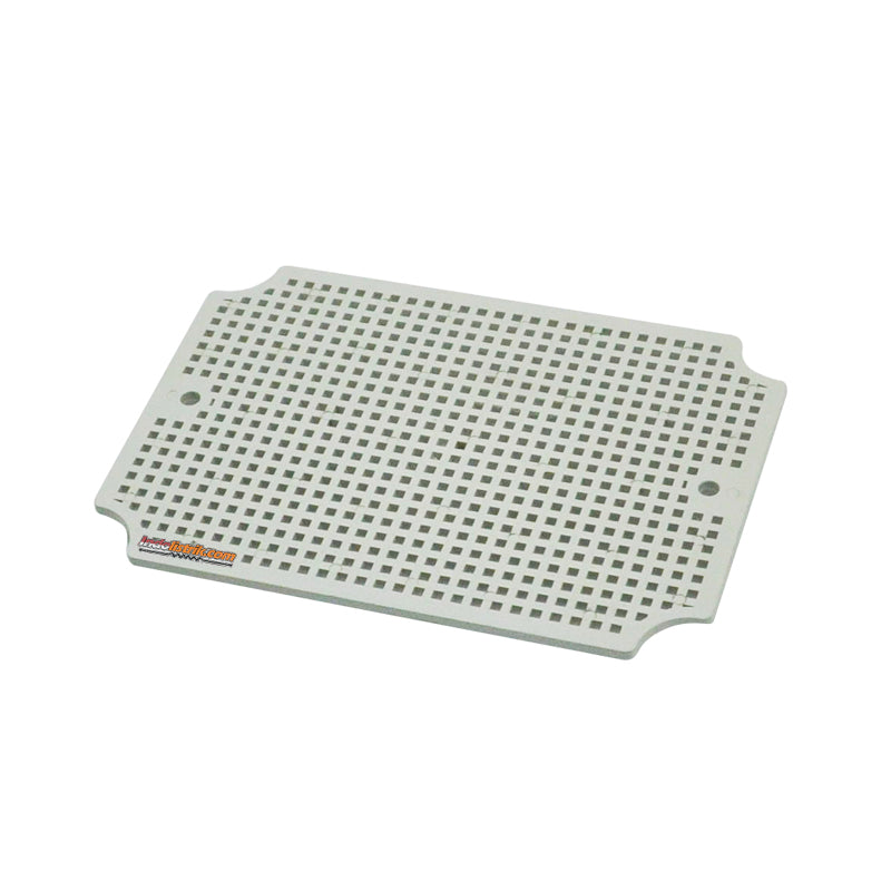 Durabox Tatakan ABS Box Plastik Base Plate 125x175 mm Abu-abu