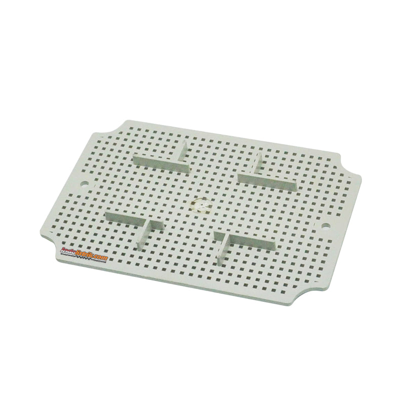 Durabox Tatakan ABS Box Plastik Base Plate 125x175 mm Abu-abu