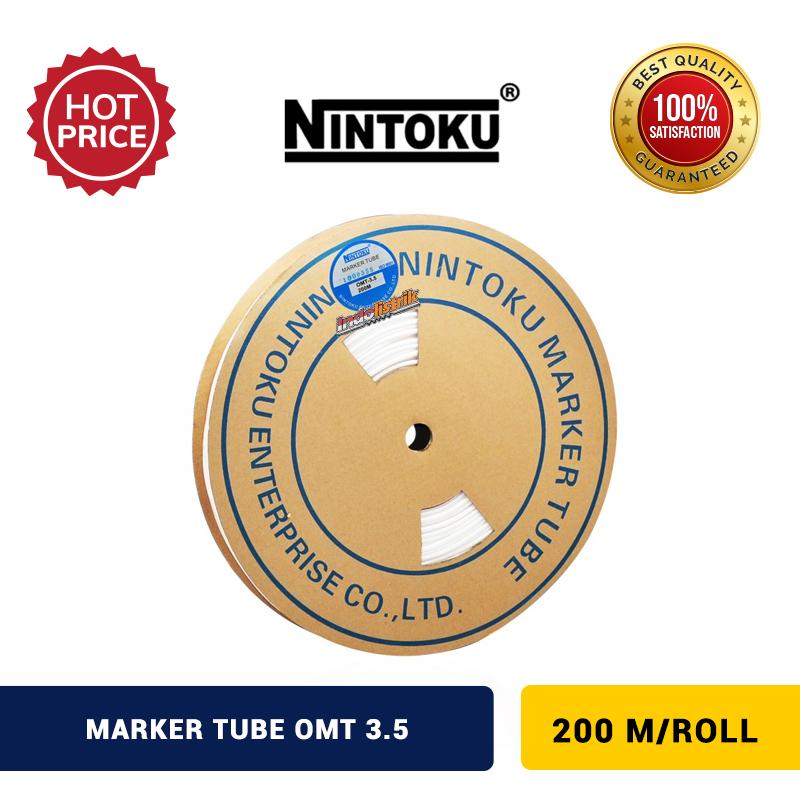 Nintoku Kabel Marker Tube OMT 3.5 200Mtr/Roll Putih