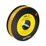 Nintoku Kabel Marker FM - 1 Angka 0 Oval Kuning