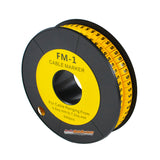 Nintoku Kabel Marker FM - 1 Angka 5 Oval Kuning