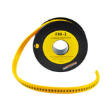 Nintoku Kabel Marker FM - 1 Huruf H Oval Kuning