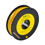 Nintoku Kabel Marker FM - 1 Huruf K Oval Kuning