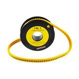 Nintoku Kabel Marker FM - 1 Huruf M Oval Kuning