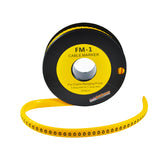 Nintoku Kabel Marker FM - 1 Huruf O Oval Kuning