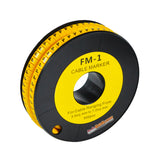 Nintoku Kabel Marker FM - 1 Huruf P Oval Kuning