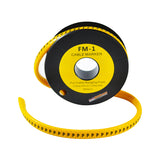 Nintoku Kabel Marker FM - 1 Huruf P Oval Kuning