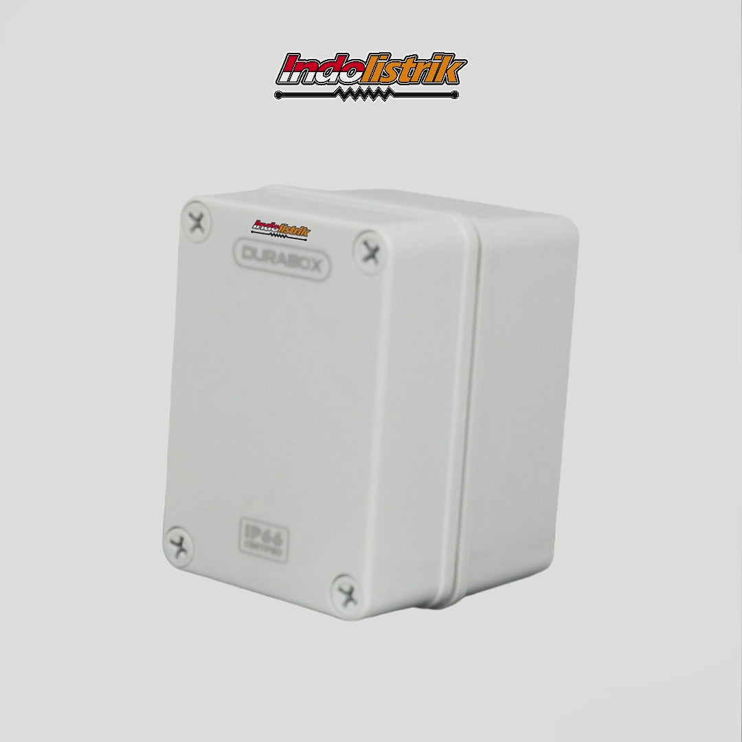 Durabox ABS Junction Box Plastik 80x110x85 mm Abu-abu
