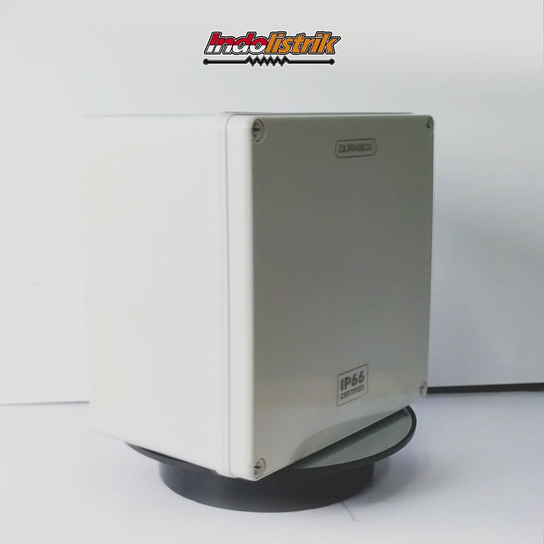 Durabox ABS Junction Box Panel Plastik 200x200x130 mm Abu-abu