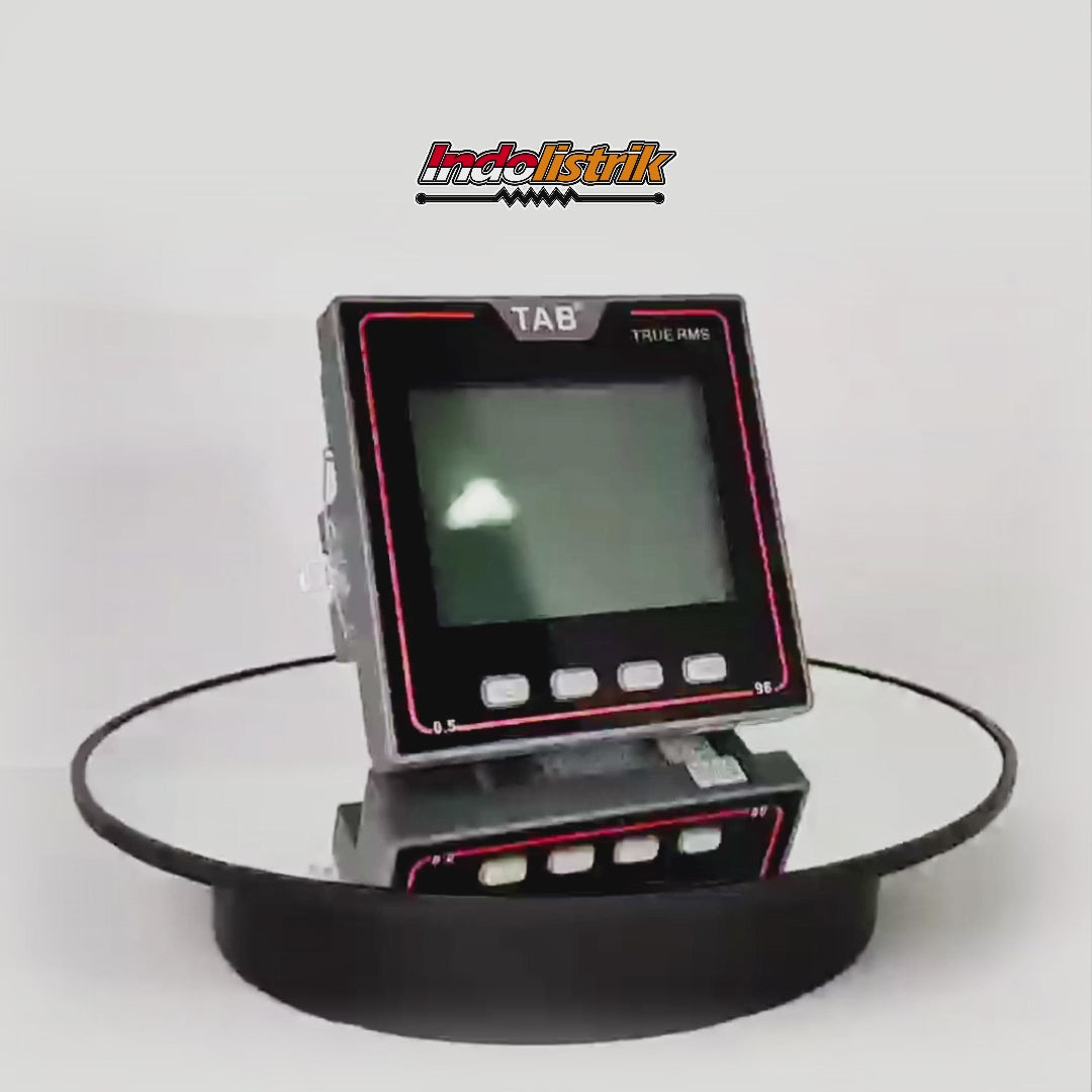 Power Multi Meter Digital LCD 3 Phase 96 x 96 SCN310 TAB