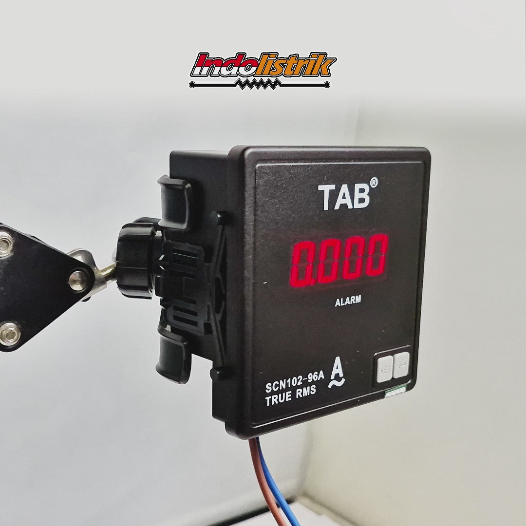 TAB Digital Amperemeter AC 10mA-6A 96x96mm Panel Meter True RMS SCN102-96A