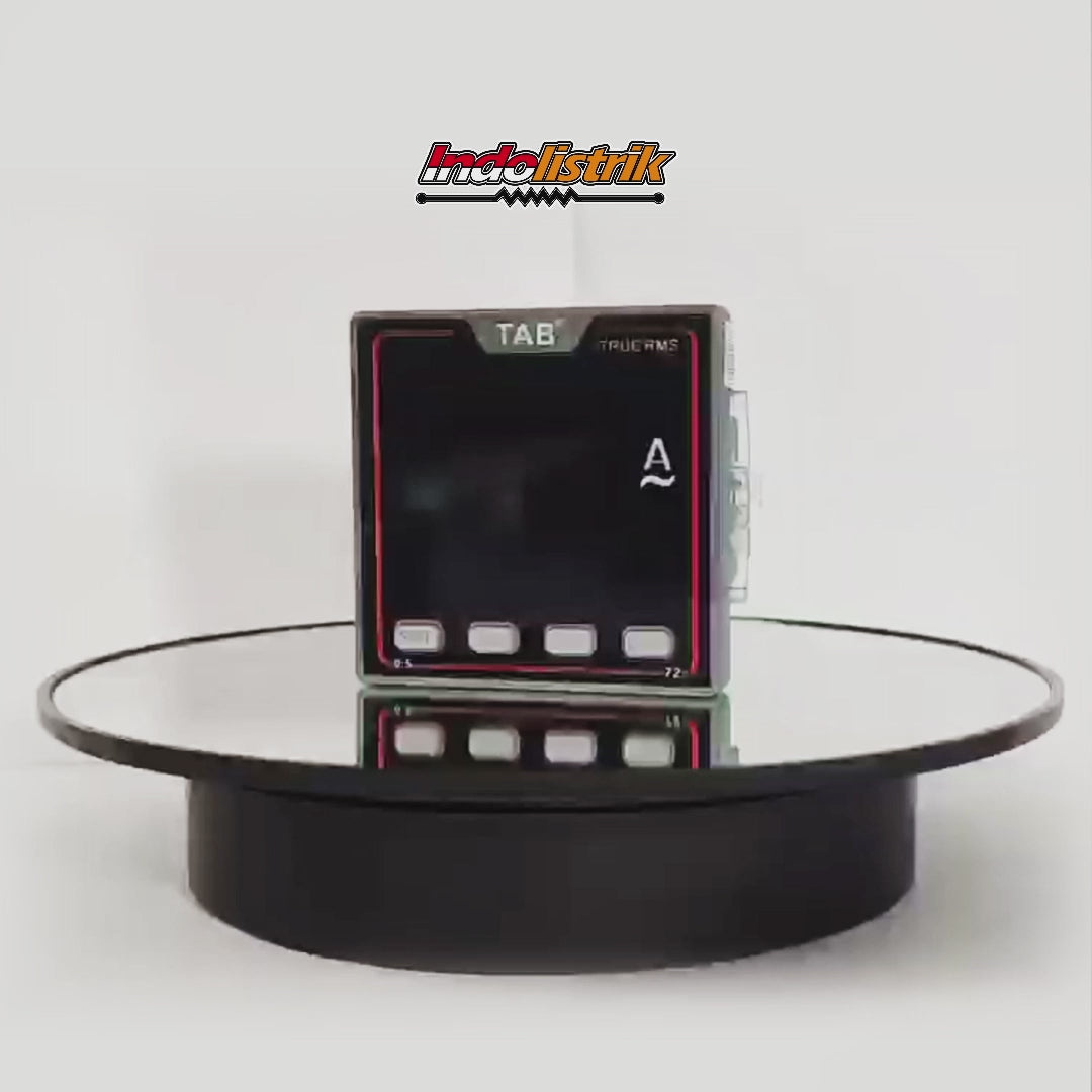 Ampere Meter Digital LED 1 Phase AC 72 x 72 SCN312 TAB