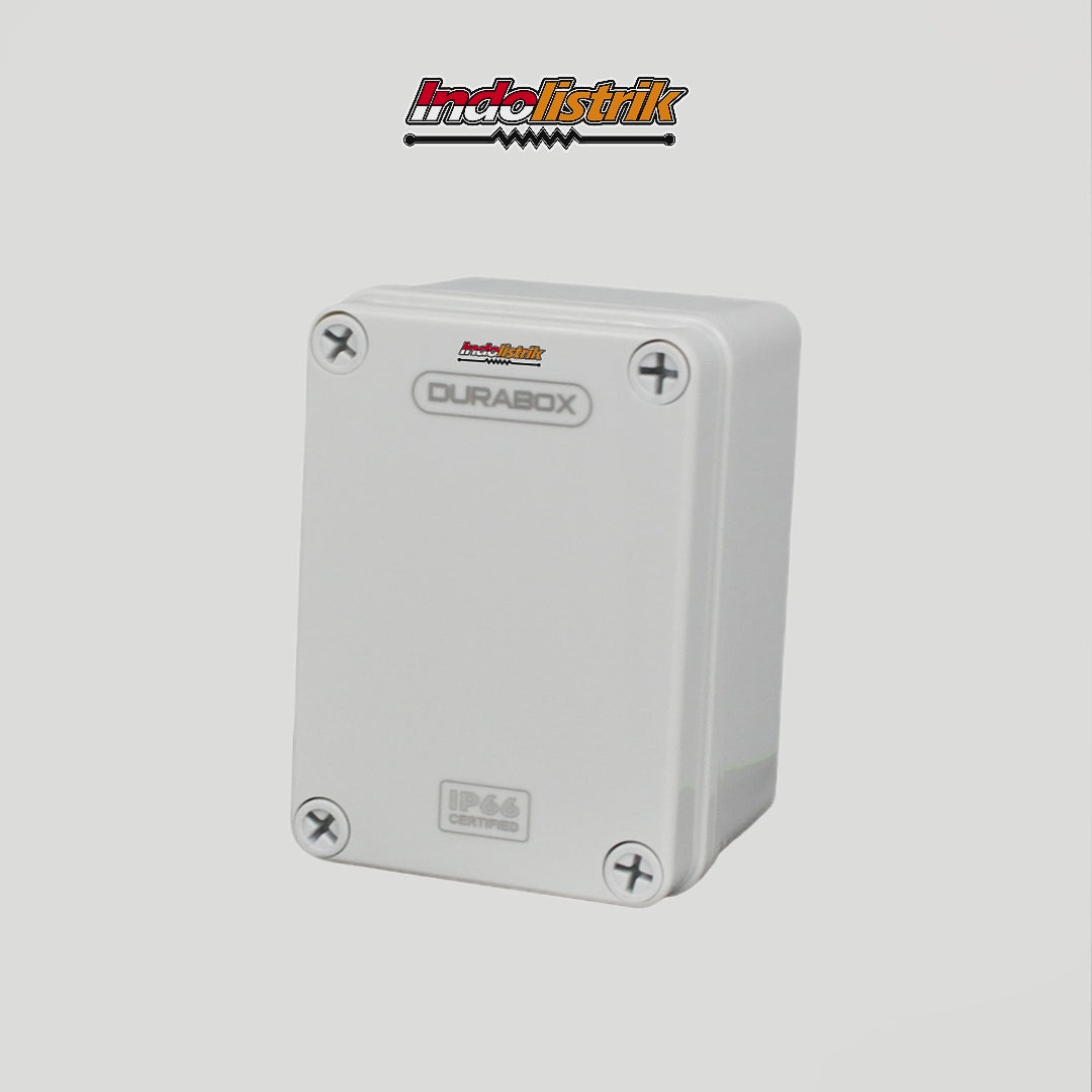 Durabox ABS Junction Box Plastik 80x110x70 mm Abu-abu
