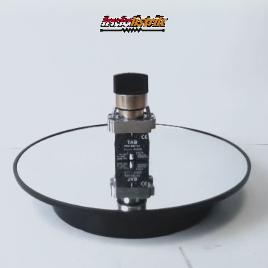 TAB Selector Switch 3posisi Stay-Put 22mm LAY5-BD33