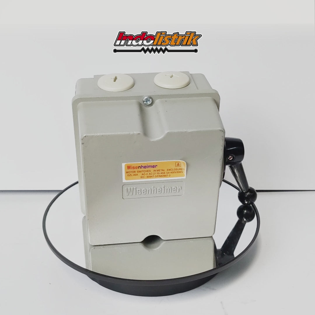 Wisenheimer Manual Change Over Switch (COS) 4 pole 40 Amp - GZ 40 (Ohm Saklar)