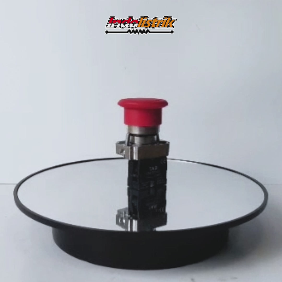 TAB Emergency Push Button Push Lock LAY5-BS542 Merah