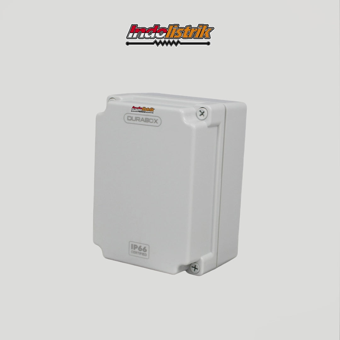 Durabox ABS Junction Box Plastik 125x175x100 mm Abu-abu