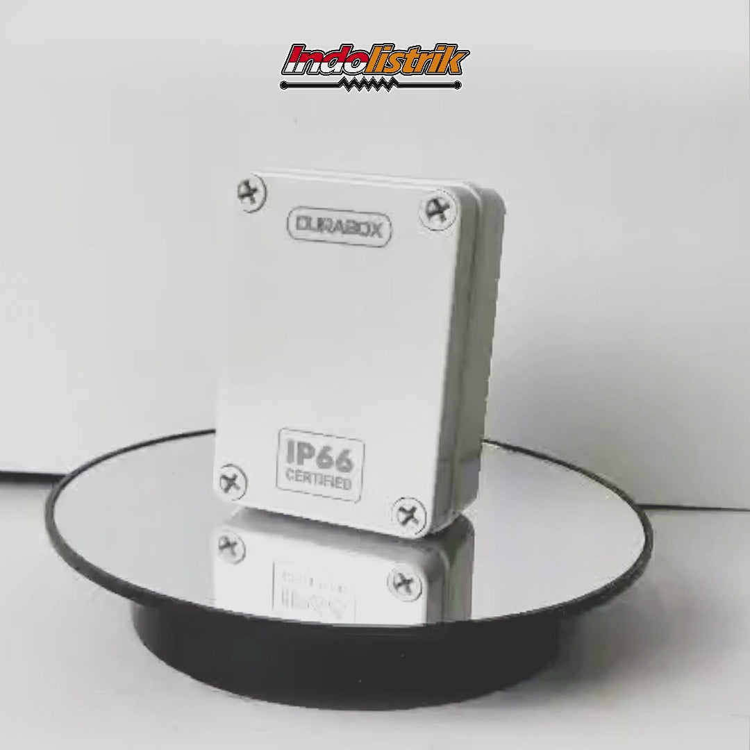 ABS Junction Box Plastik 80x110 x 45 mm Abu-abu Durabox