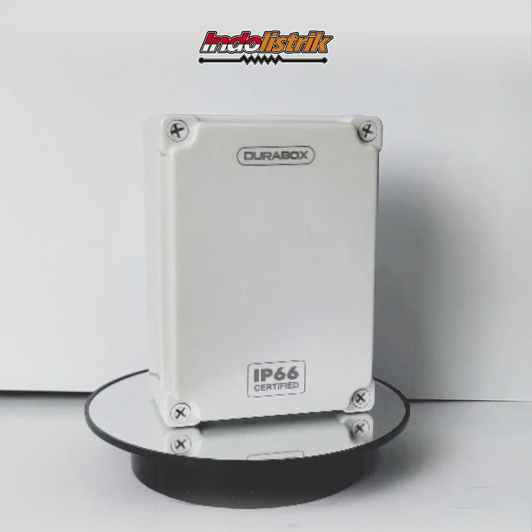 ABS Junction Box Plastik 125x175 x 75 mm Abu-abu Durabox