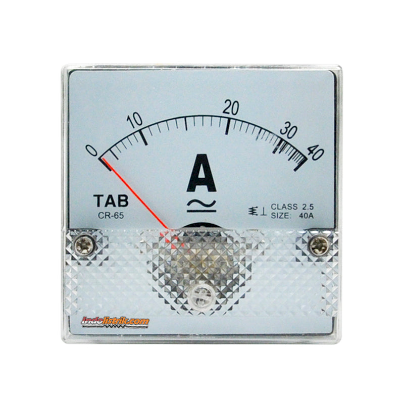 TAB Ampere meter CR65 40A (AC/DC)