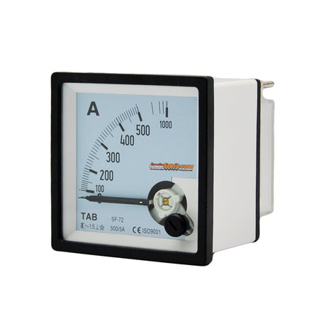 TAB Ampere Meter Analog 72x72 Via CT 500/5A