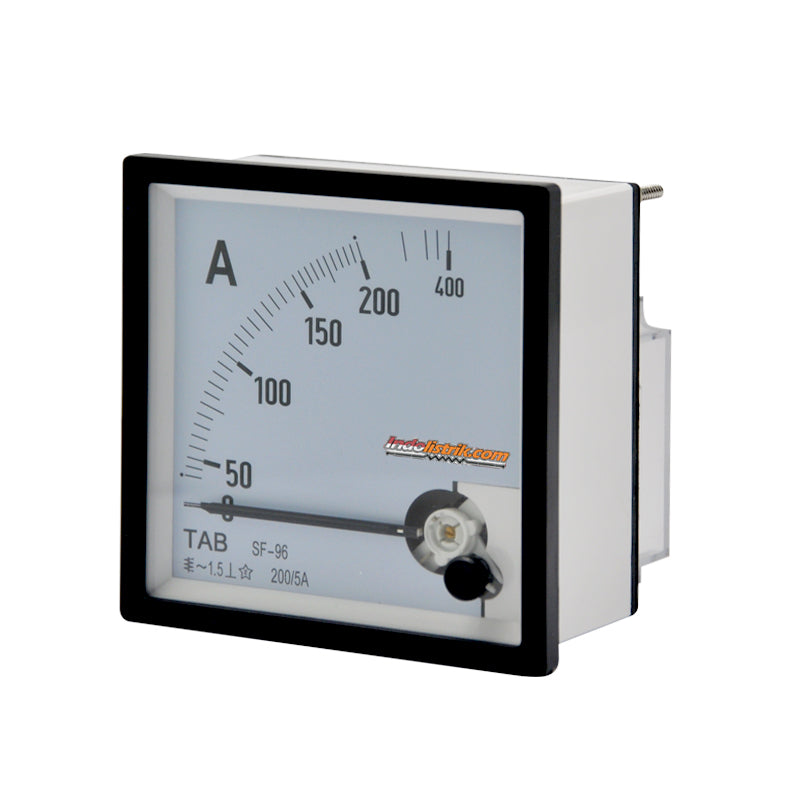 TAB Ampere Meter Analog 96x96 Via CT 200/5A