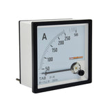 TAB Ampere Meter Analog 96x96 Via CT 250/5A
