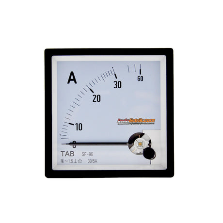 TAB Ampere Meter Analog 96x96 Via CT 30/5A