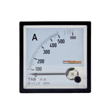 TAB Ampere Meter Analog 96x96 Via CT 500/5A