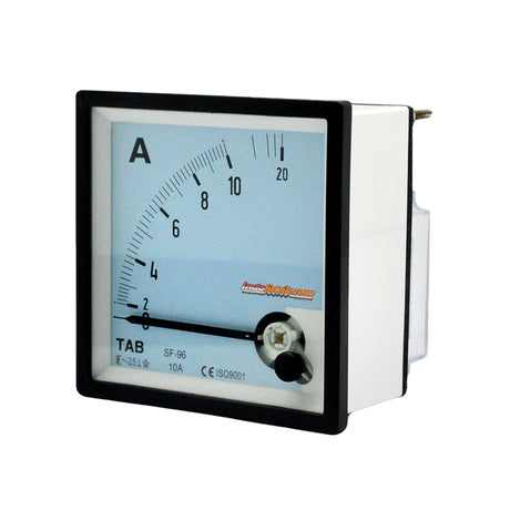 TAB Ampere Meter Analog Direct 96x96 10A