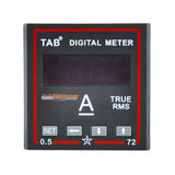 TAB Ampere Meter Digital DC 72x72 via shunt 60mV