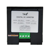 TAB Ampere Meter Digital DC 72x72 via shunt 60mV