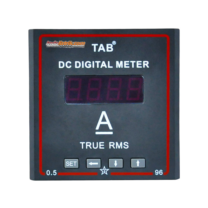 TAB Ampere Meter Digital DC 96x96 via shunt 75mV