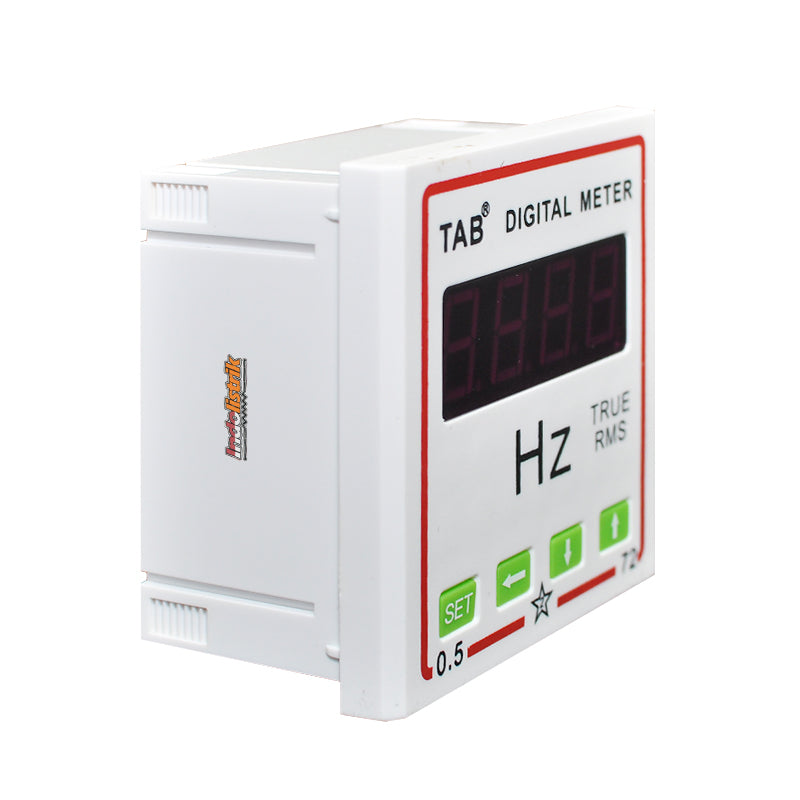 TAB Digital Frekuensi meter / HZ Meter 72x72 30-99Hz Putih